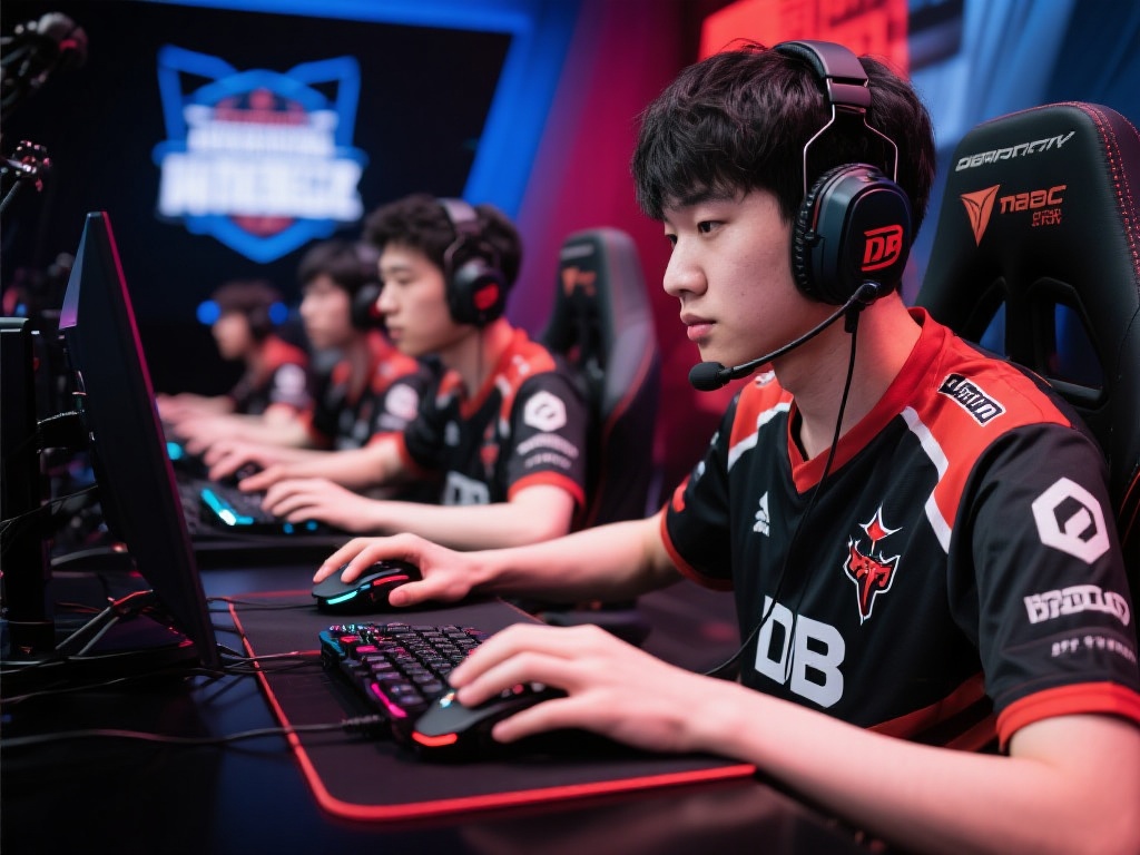 在去年的一场知名国际电竞赛事中，几支顶尖战队的核心