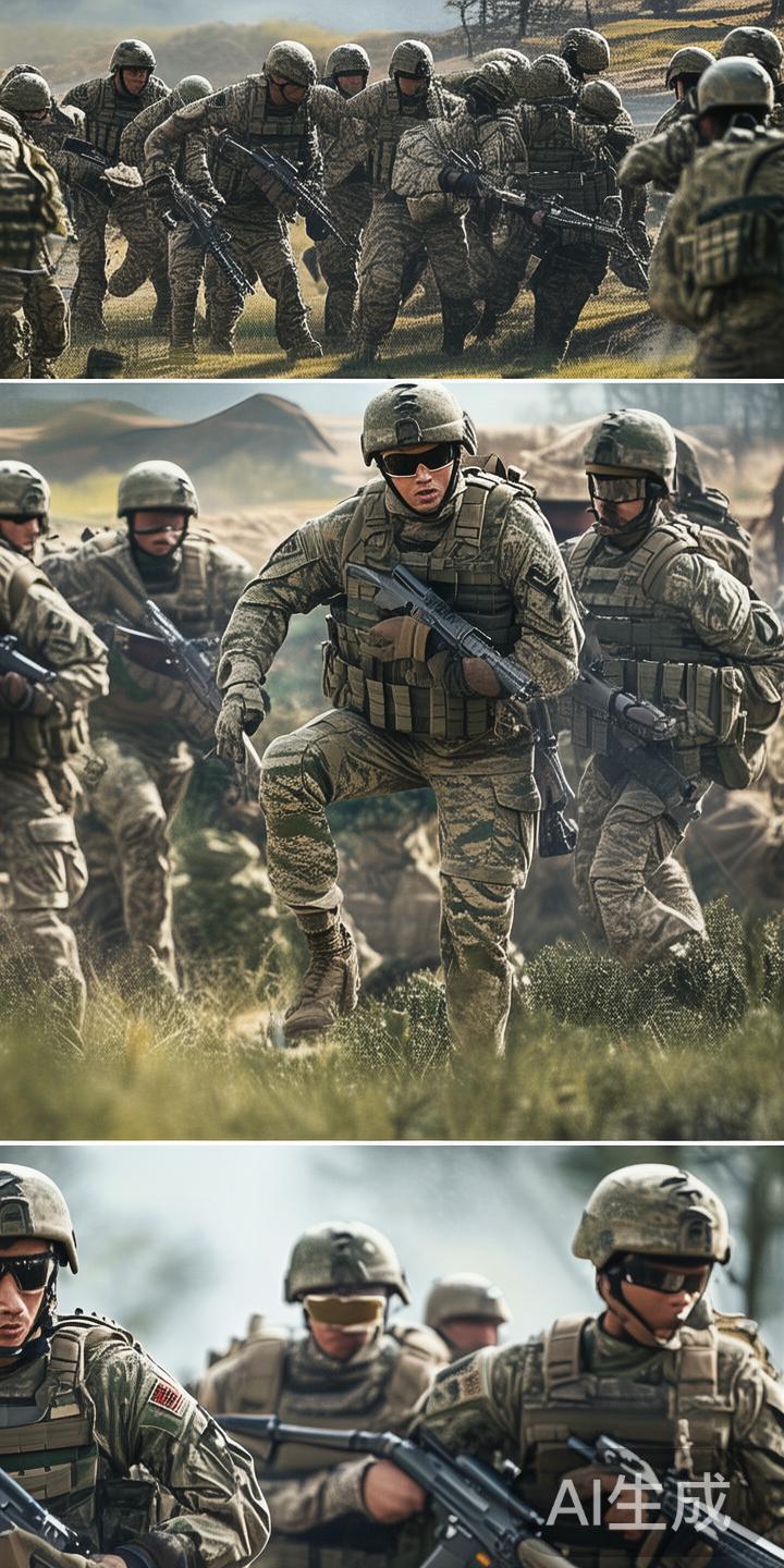 值得一提的是，他们在训练中强调模拟实战环境，通过不